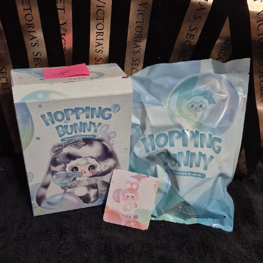 PEACH BUNNY - YOOKI Hopping Bunny Collectible Plush